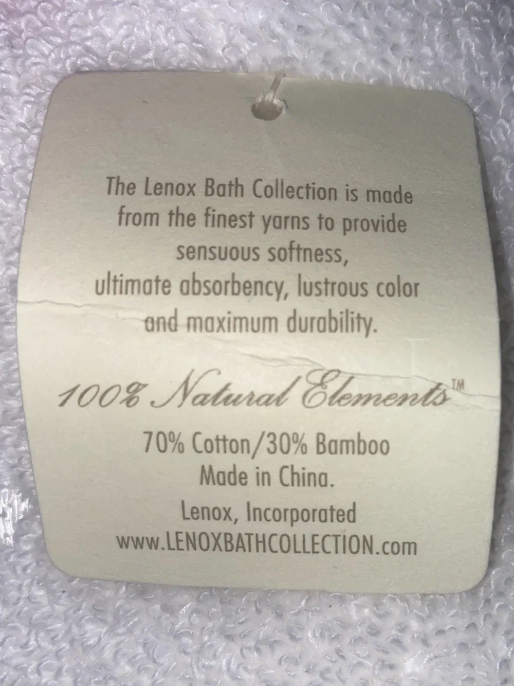 Lenox new tags